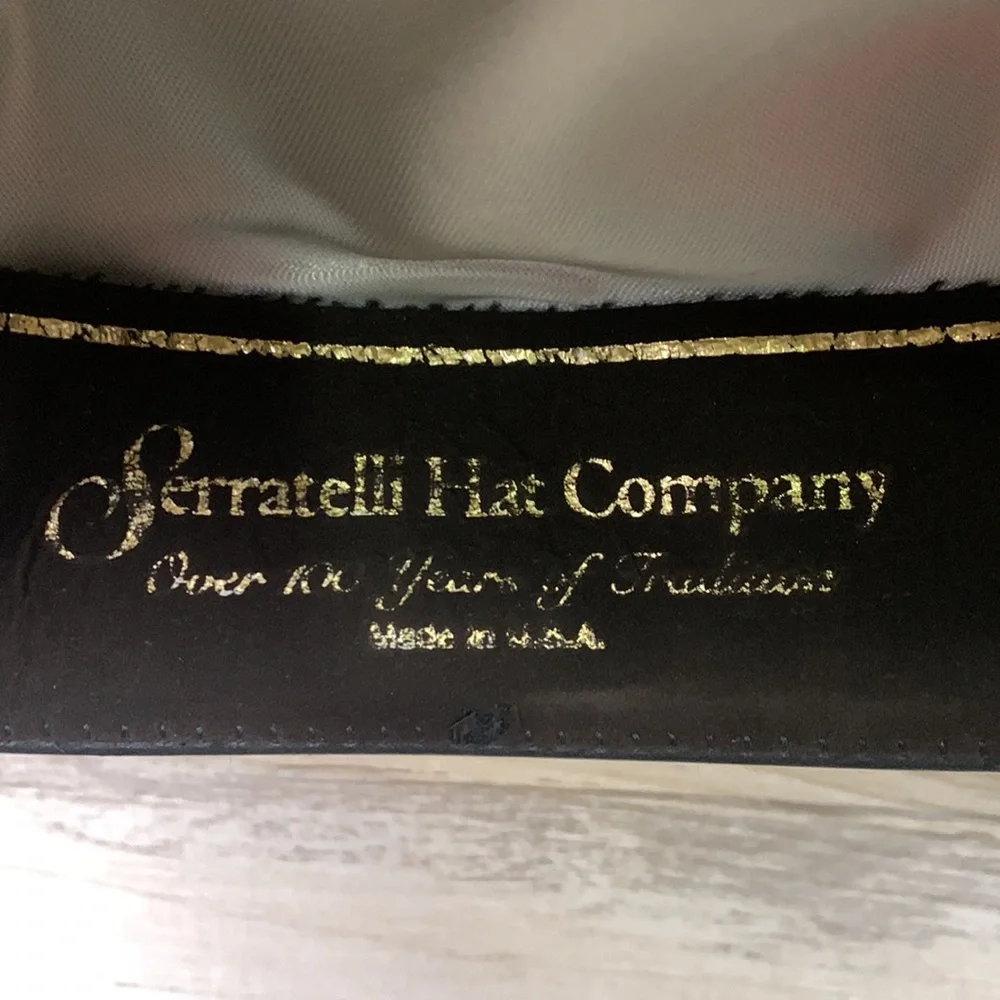 Serratelli Cattlemen’s Hat 2x Entre III Pecan 4 inch Size 6 7/8 Cowboy Hat